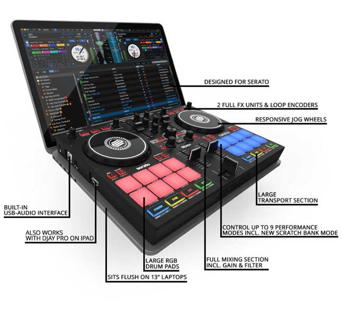 Chi tiết chức năng của Bàn DJ Reloop Ready | Chính hãng - Trả góp 0%