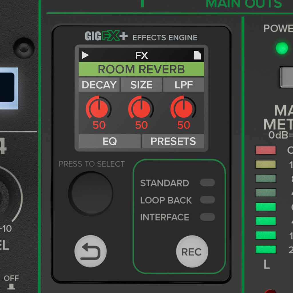 Bàn Mixer Mackie ProFX6v3+ trang bị chức năng điều chỉnh FX