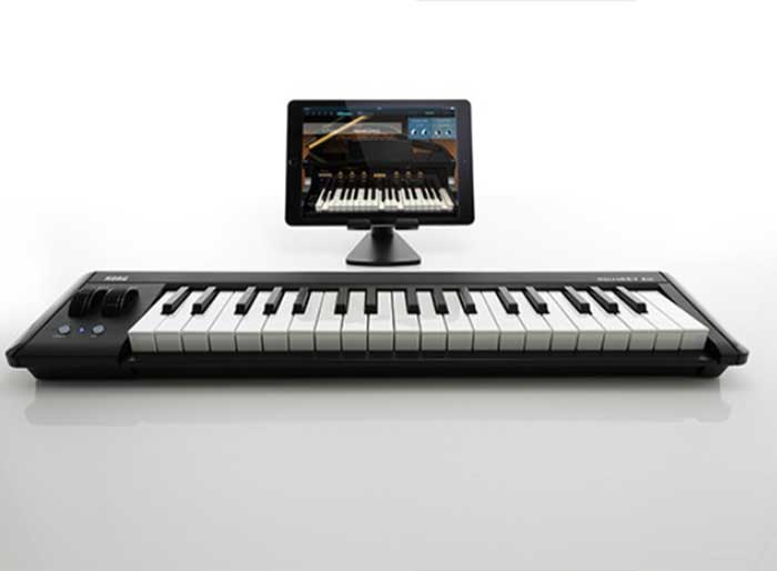 Midi Keyboard Korg microKEY2 Air-37 có thể kết nối với máy tính bảng nhờ Bluetooth