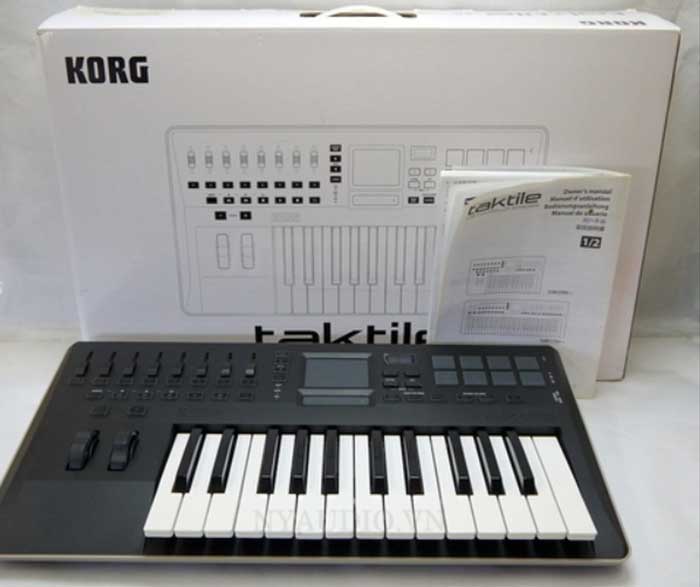 Bàn Phím Midi Korg Taktile 25 kèm sách hướng dẫn và hộp đựng khi bạn sở hữu nó 