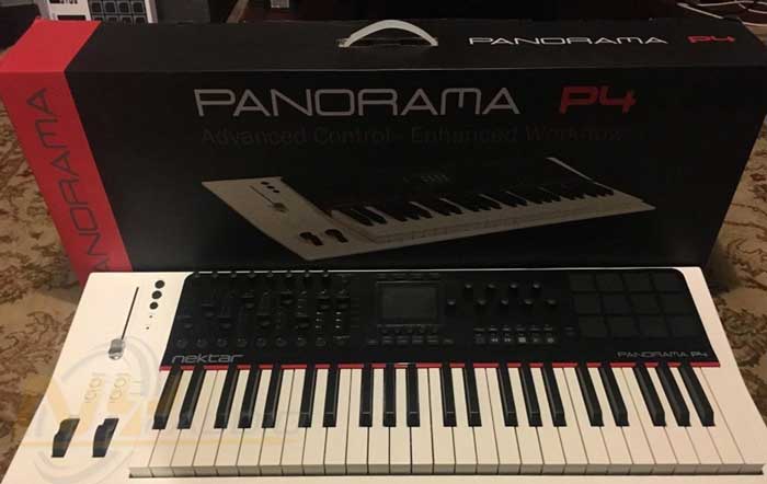 Bàn Phím Midi Nektar Panorama P4 49 Key và hộp đựng cùng logo thương hiệu