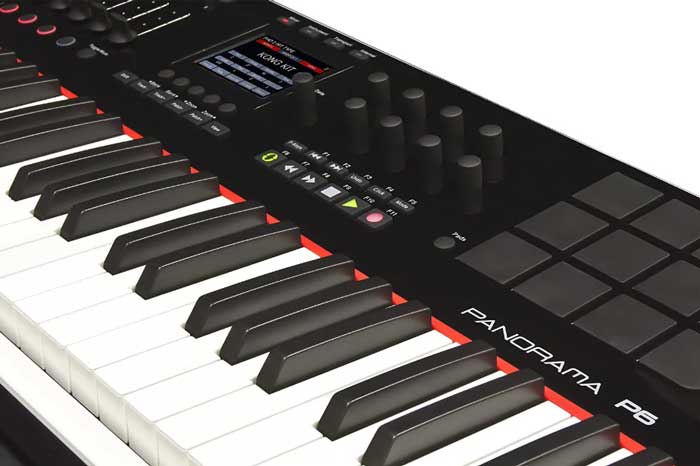 Bàn Phím Midi Nektar Panorama P6, thiết kế núm vặn và phím đàn giúp người mới dễ tiếp cận