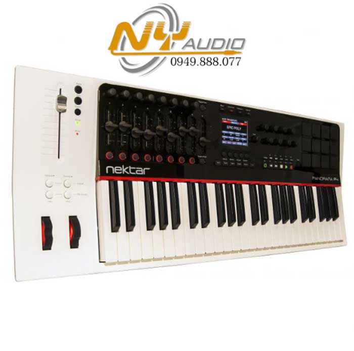 Bàn Phím Midi Nektar Panorama P6 có thiết kế 61 phím dễ dàng sử dụng.