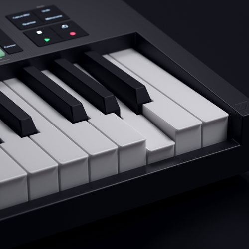 Bàn Phím Midi Novation Launchkey 49 MK4 với phím đàn có độ nhạy cao cho bạn cảm giác như chơi một chiếc piano thực thụ