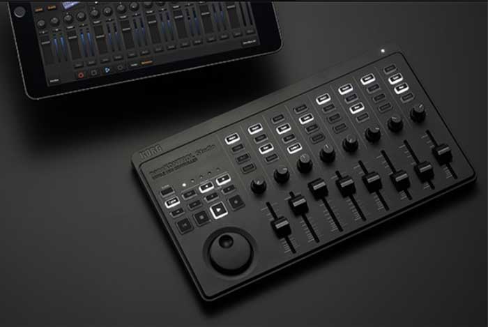 Bàn Điều Khiển Korg nanoKONTROL Studio thiết kế các fader hiện đại giúp các nhạc sĩ dễ dàng sử dụng