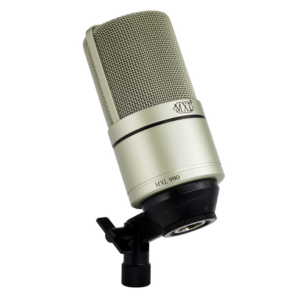 Bộ Micro MXL 990/991 Recording Package có giá đỡ micro đi kèm