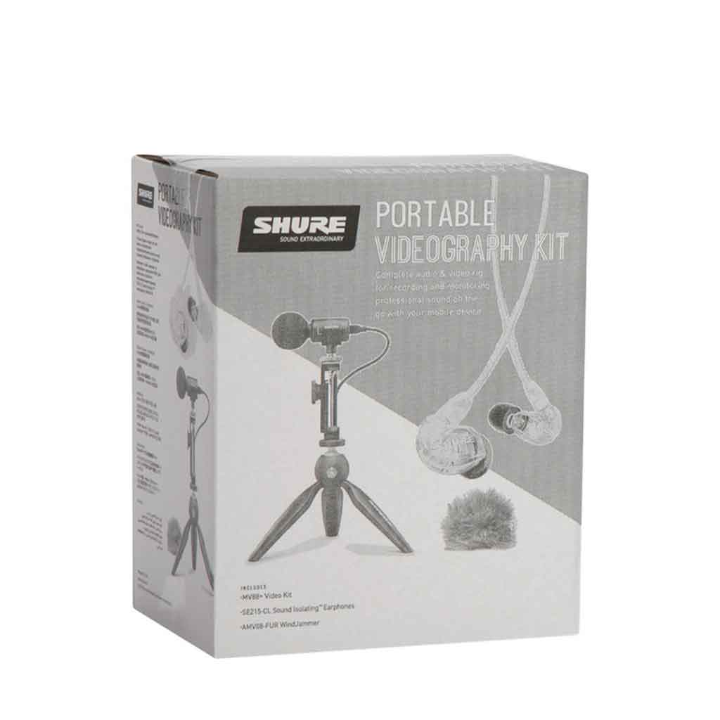 Bộ quay phim di động Shure MV88+SE215-CL | Chính hãng - Trả góp 0%