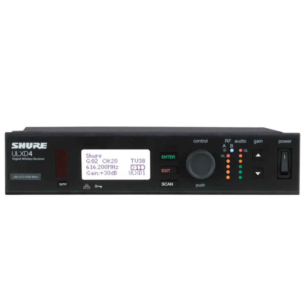 Shure ULXD4 - V50 Band | Chính hãng - Trả góp 0%