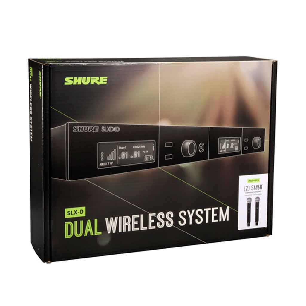 Shure SLXD24D/SM58 - G58 | Chính hãng - Trả góp 0%