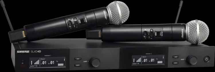 Shure SLXD24D/SM58 - H55 | Chính hãng - Trả góp 0%