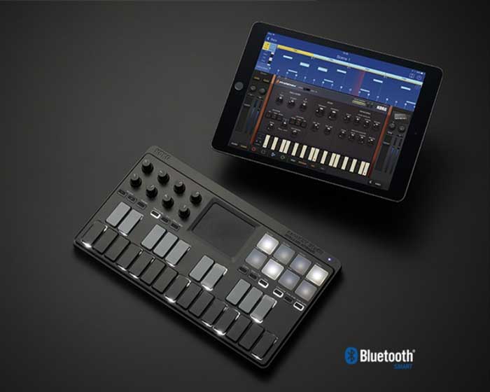 Đàn Midi Korg nanoKEY Studio Bluetooth/USB kết nối dễ dàng với các thiết bị thông minh nhờ bluetooth