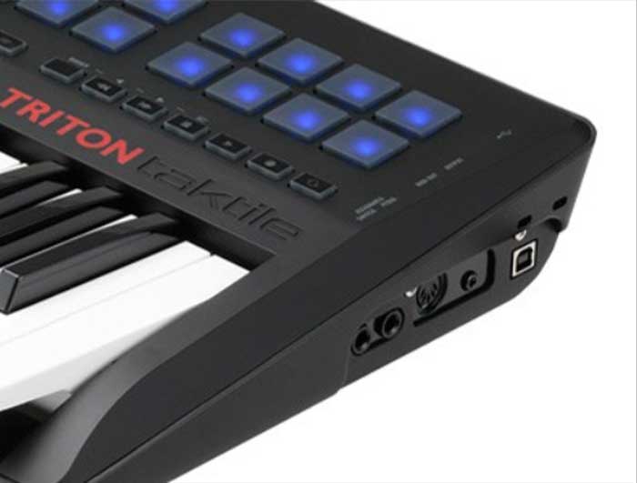 Cổng kết nối của Midi Keyboard Workstation Korg Triton Taktile 49