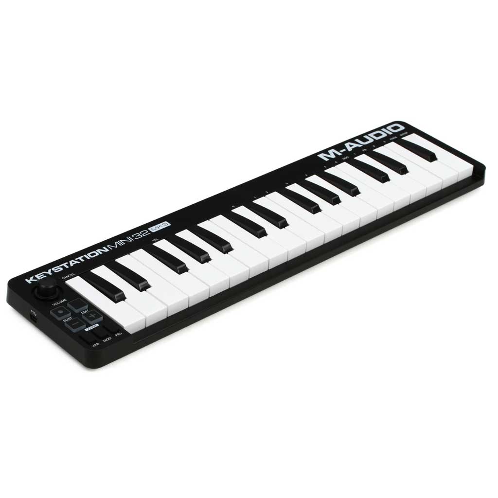 Đàn Midi M-Audio KeystationMini 32 MK3 với các phím mạnh mẽ đủ khả năng chinh phục bạn