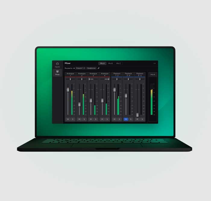 Phần mềm đi kèm với Sound Card Thu Âm Focusrite Scarlett 4i4 Gen 4th | Chính hãng