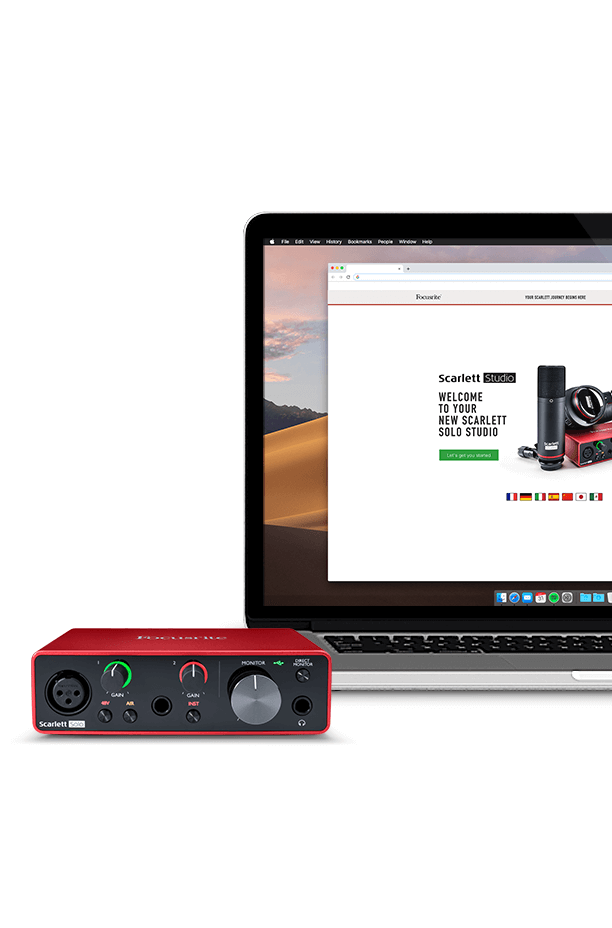 Bộ thu âm Focusrite Scarlett Solo Studio Pack (3rd Gen) | NY AUDIO