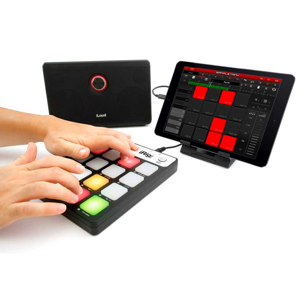 Pad điều khiển IK Multimedia iRig PADS được tặng kèm theo phần mềm miễn phí khi mua tại Ny Audio 