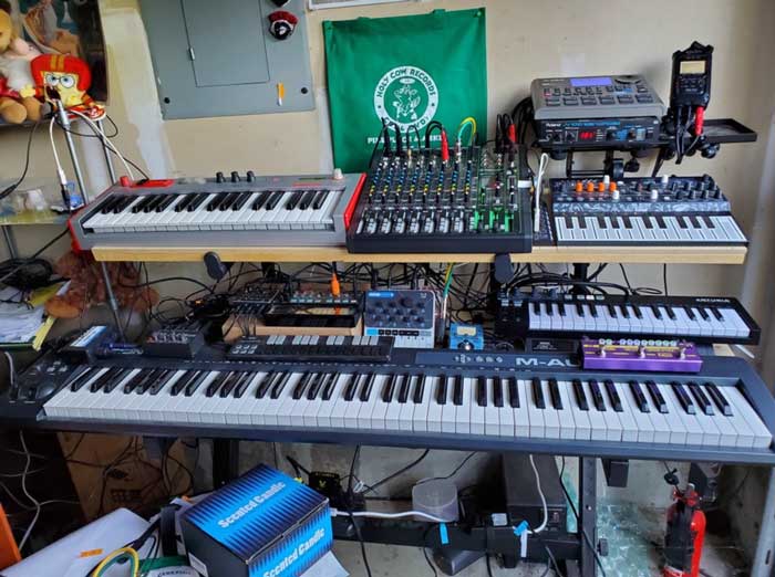 Keyboard Controller M-Audio Keystation 88 MK2 thiết nối tiện tích kết nối được với nhiều thiết bị khác 