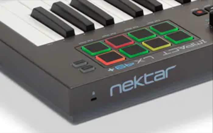 Cổng kết nổi của Keyboard Controller Nektar Impact LX49+ - Chính hãng