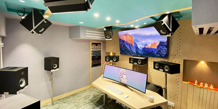 Loa kiểm âm Eve Audio SC207 thiết kế thích hợp cho phòng thu hạn chế diện tích 