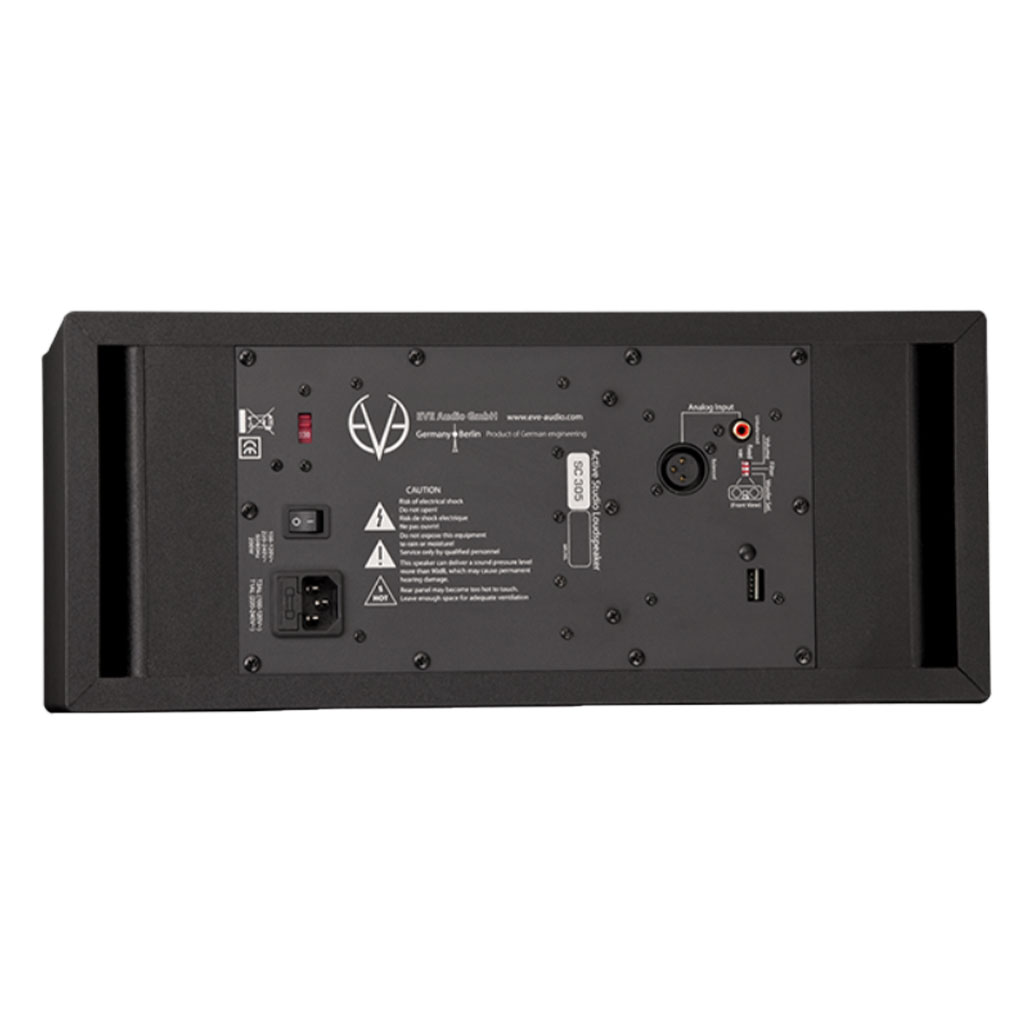 Mặt sau của Loa kiểm âm Eve Audio SC305-5