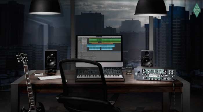 Loa Kiểm Âm PSI Audio A14-M Studio đang được sử dụng trong phòng thu