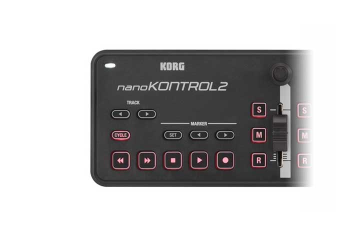 Midi Controller Korg nanoKONTROL 2 có thiết kế các nút điều khiển và fader giúp bạn dễ dàng sử dụng