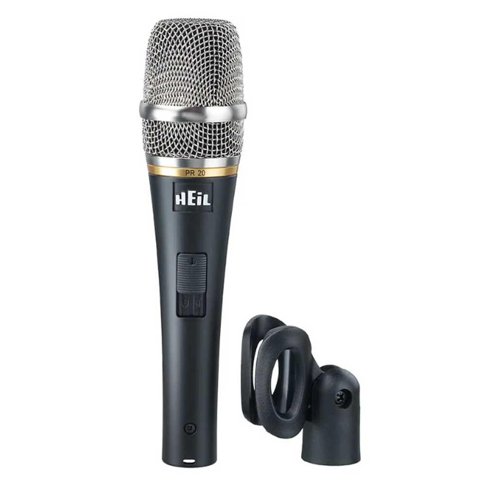 Micro dynamic Heil Sound PR 20 SUT cùng chân mic