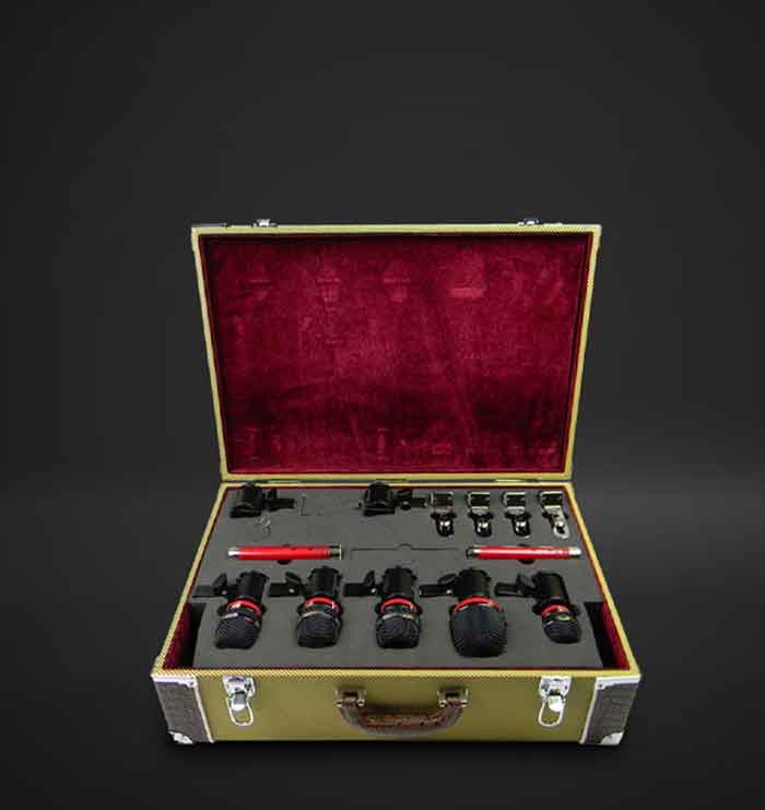 Micro thu âm nhạc cụ Avantone Pro CDMK-8 hộp đang chứa phụ kiện đầy đủ 