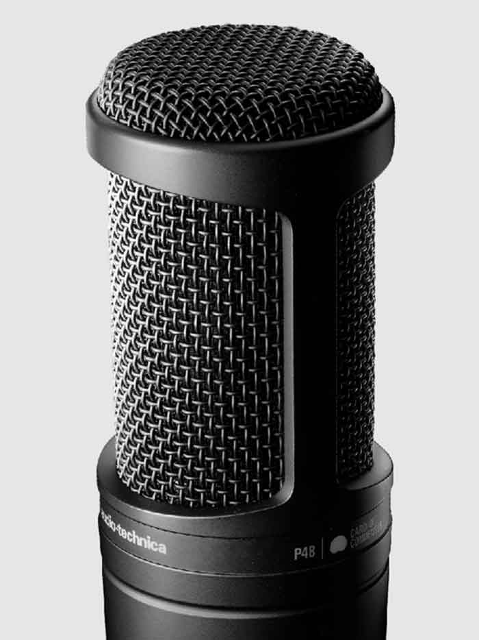 Micro thu âm Audio-Technica AT2020 có thiết kế tinh tế