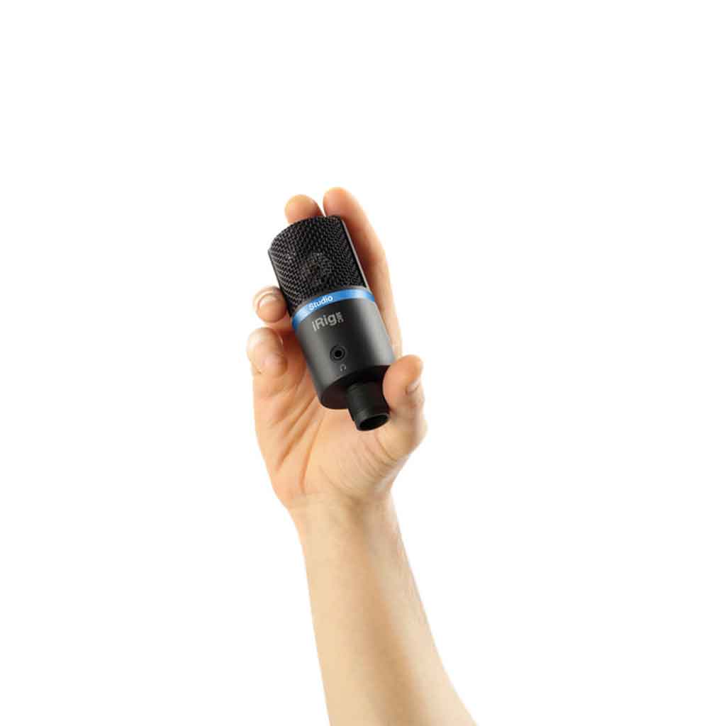 Micro thu âm IK Multimedia iRig Mic Studio có thiết kế nhỏ gọn đa năng
