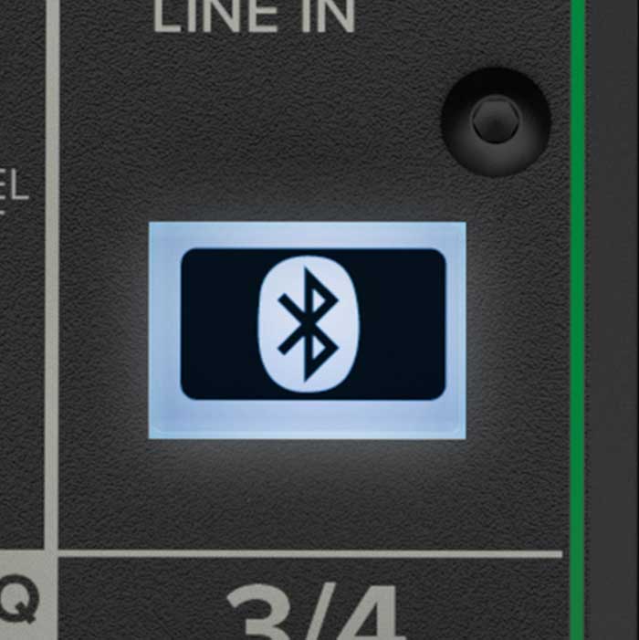 Mixer Thu âm Mackie ProFX12V3+ có tính năng kết nối với Bluetooth