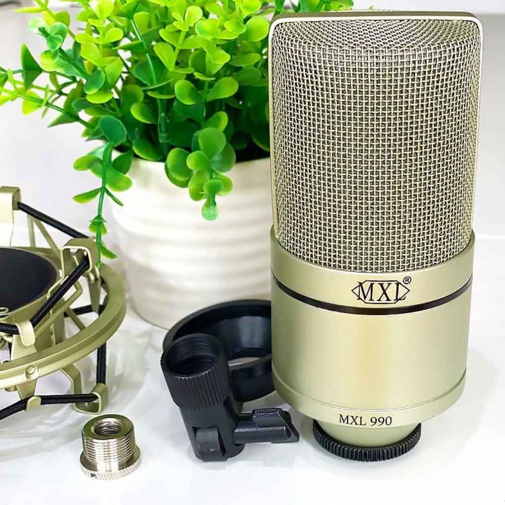 Micro Thu Âm MXL 990 FET có các phụ kiện kèm theo