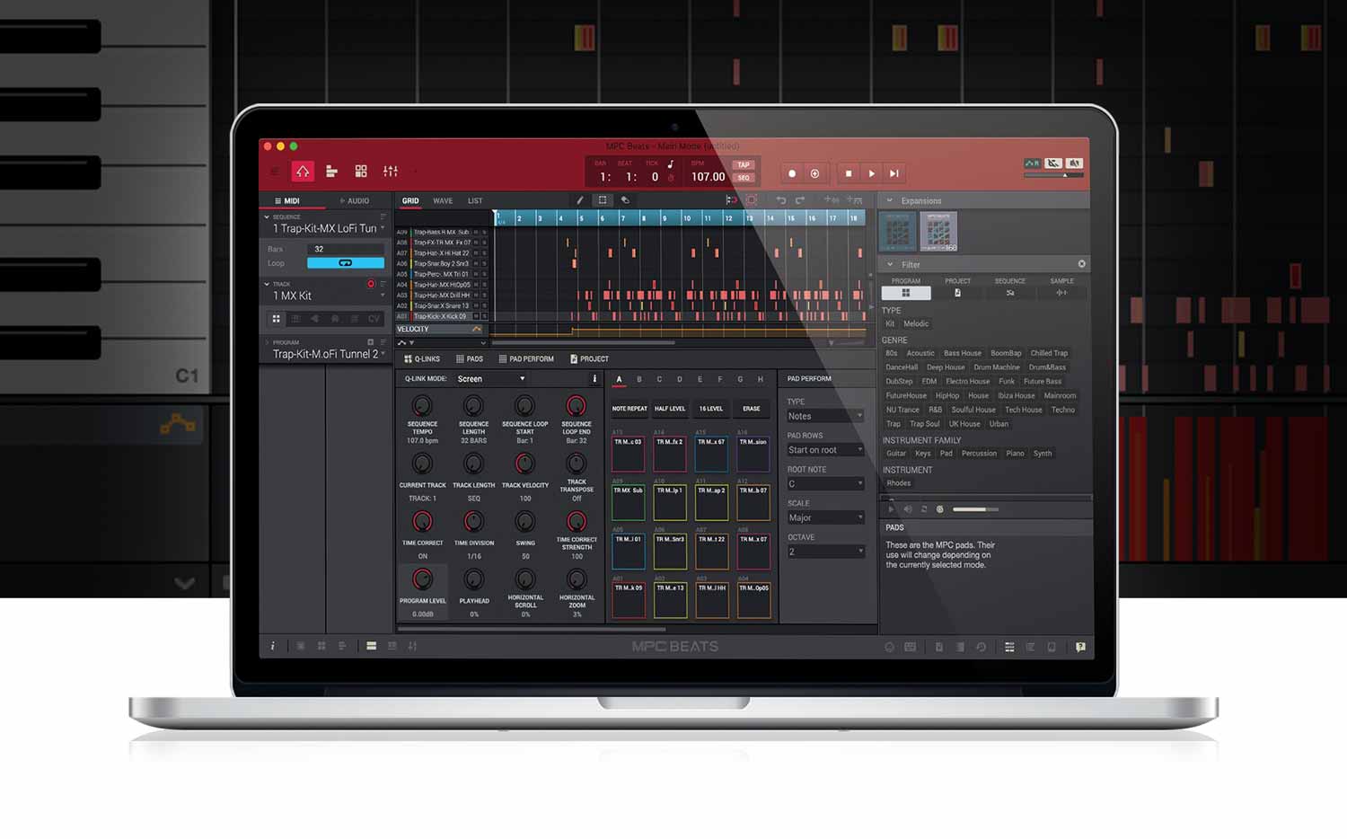 Phầm mềm đi kèm với Akai MPK Mini MK3