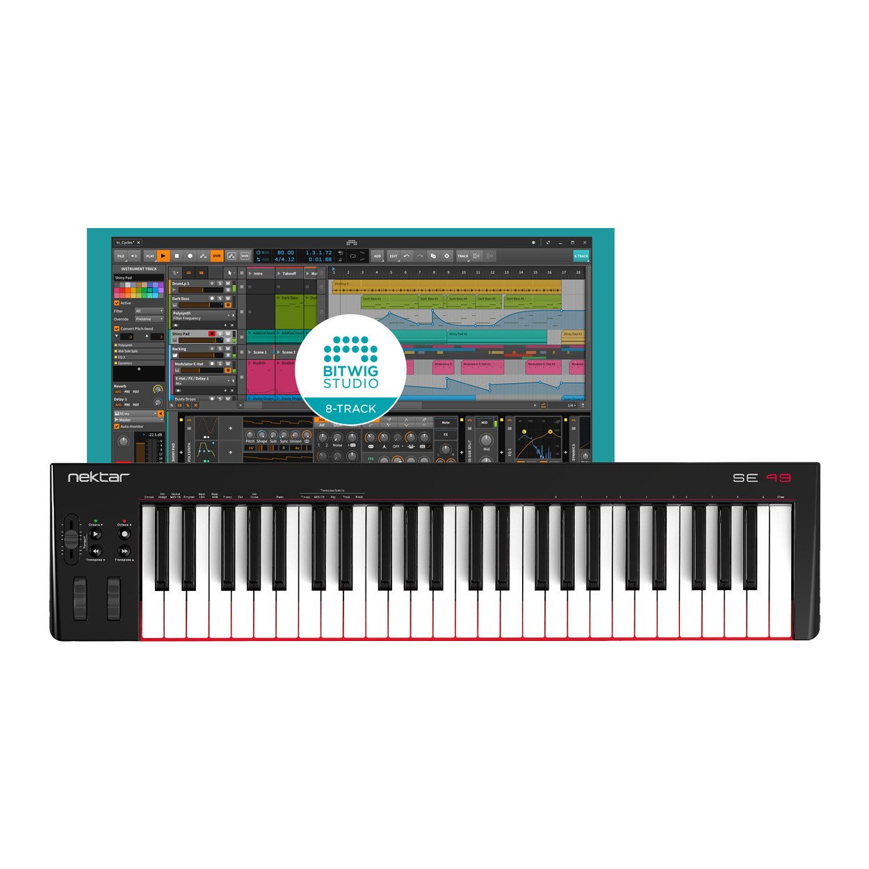 Phần mềm đi kèm khi bạn sở hữu Keyboard Controller Nektar SE49 - Chính hãng
