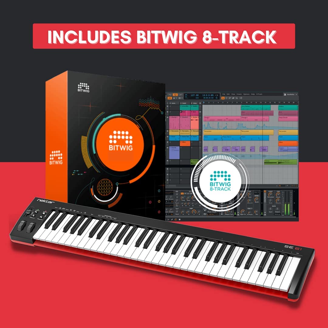 Phần mềm đi kèm với Nektar SE61 Midi Controller
