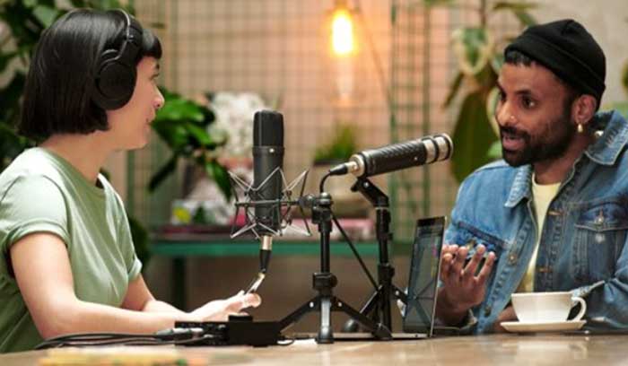 Sound Card NI Komplete Audio 2 thích hợp sử dụng cho các buổi quay podcast