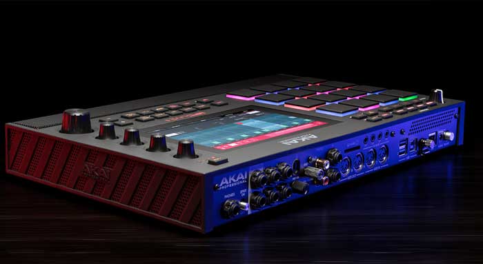Pad Controller Akai MPC Live II Gold đa dạng các cổng kết nối giúp bạn dễ dàng tích hợp sản phẩm