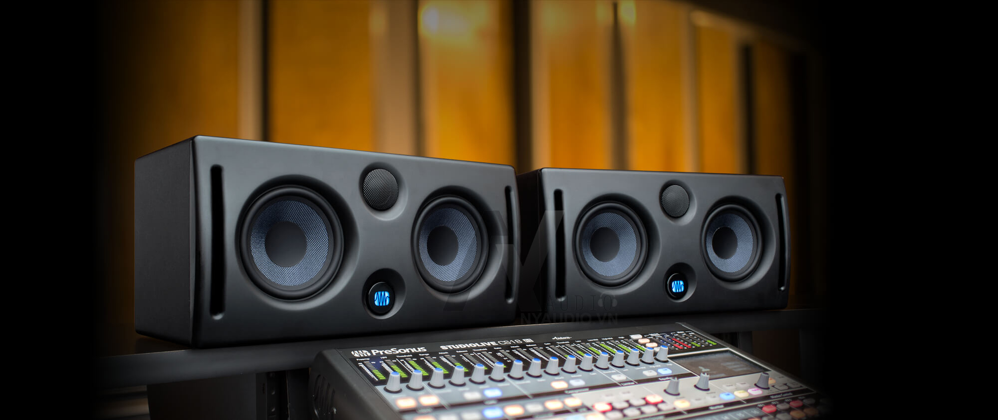 Loa kiểm âm Presonus Eris E66 Active MTM Monitor  2 Bass