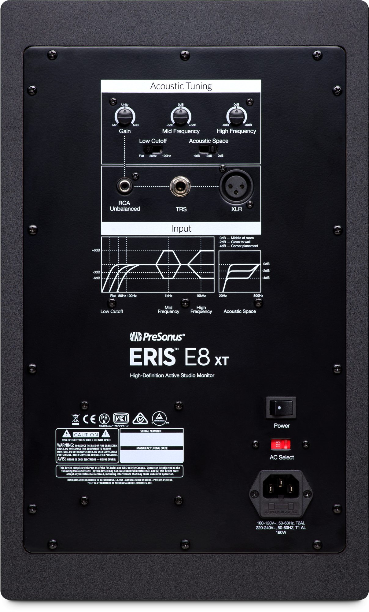 Loa kiểm âm PreSonus Eris E8 XT 2-way Active âm thanh sâu chi tiết