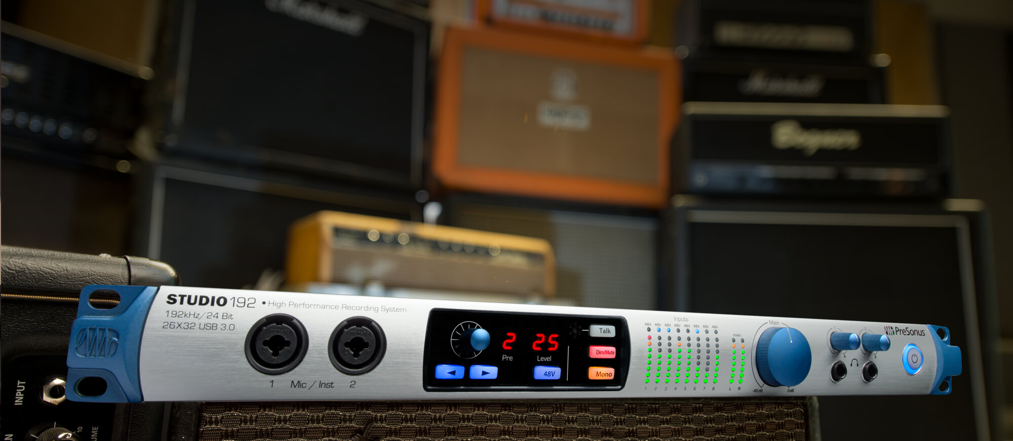 Sound card thu âm PreSonus Studio Interface 192 