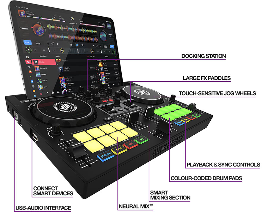 Reloop Buddy 2-channel DJ controller hàng nhập khẩu chính hãng