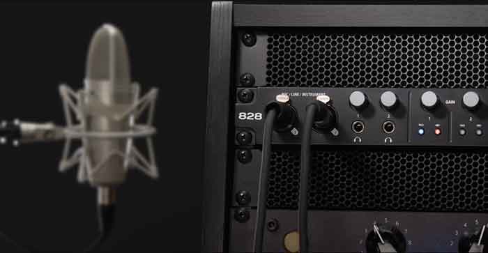 Sound card Motu 828 sở hữu  28 đầu vào và 32 đầu ra DSP mang đến khả năng kết nối linh hoạt