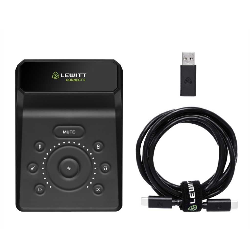 Sound Card Thu âm Lewitt Connect 2 có thiết kế cổng USB cho bạn dễ dàng sử dụng