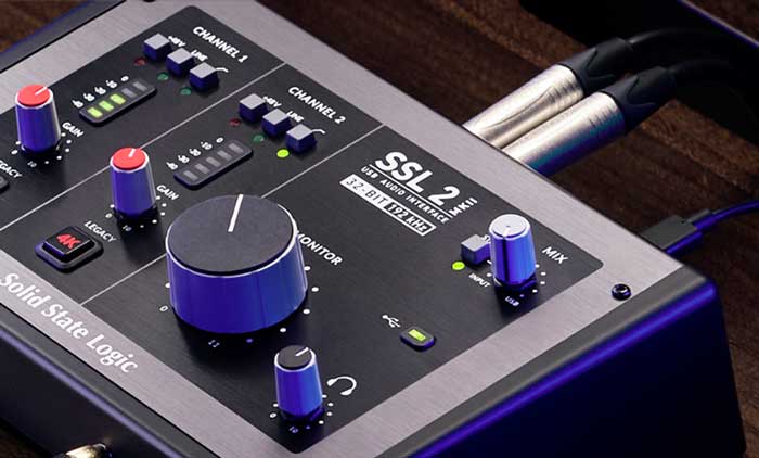 Sound card Thu âm Solid State Logic SSL 2 MK2 - Chính Hãng