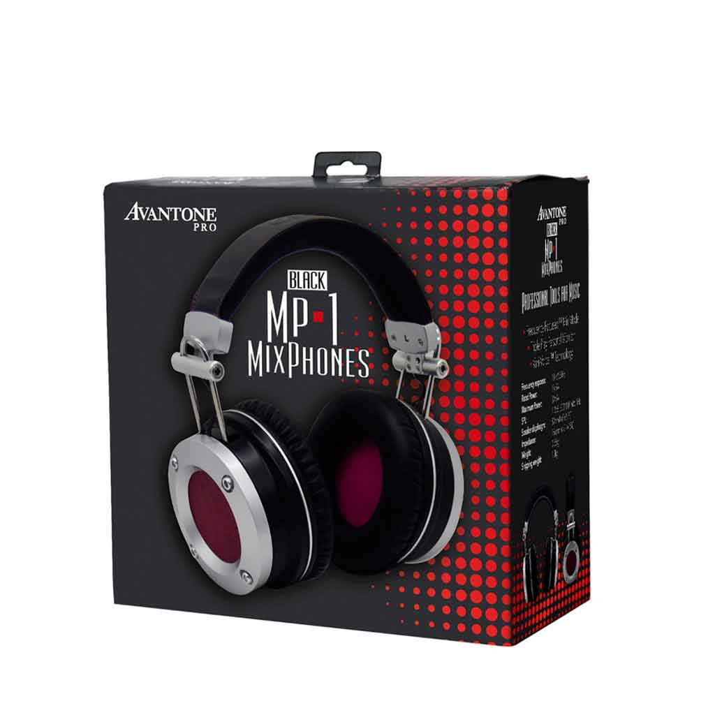 Hộp đựng sản phẩm của Tai nghe kiểm âm Avantone Pro MP1 kèm theo logo tạo nên thương hiệu