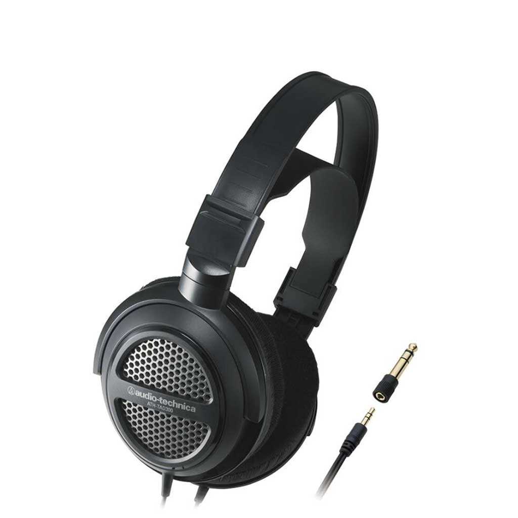 Audio-Technica ATH-TAD300 Open-back Headphones và dây cáp 