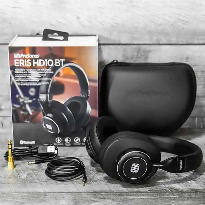Tai nghe kiểm âm Presonus HD10BT hỗ trợ kết nối dây và bluetooth
