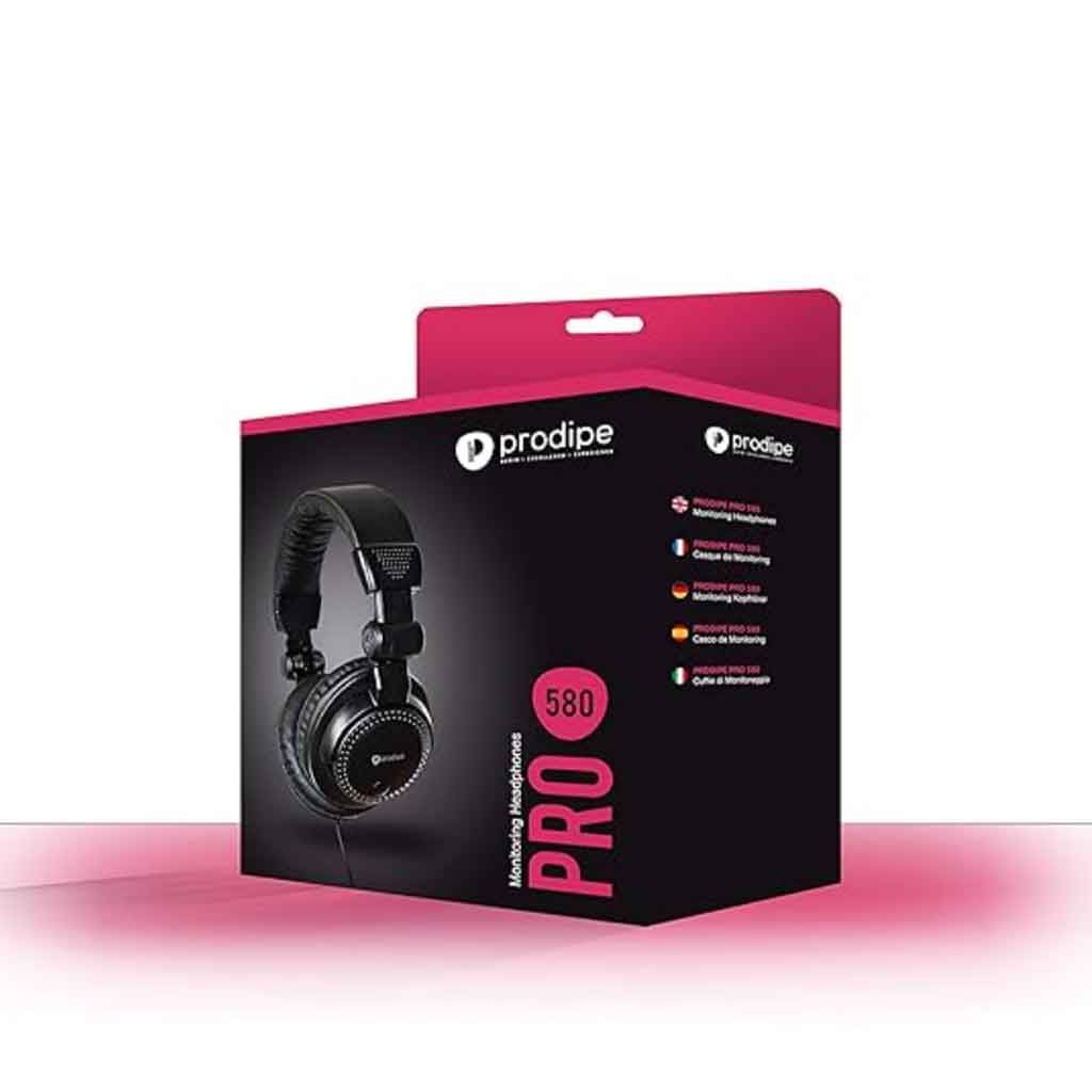 Hộp chứa Tai nghe kiểm âm Prodipe Pro 580 cùng thiết kế logo tạo nên thương hiệu