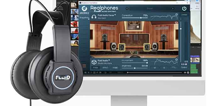 Tai nghe kiểm âm Fluid Audio Focus Semi-open có phần mềm tặng kèm khi mua tại Ny audio