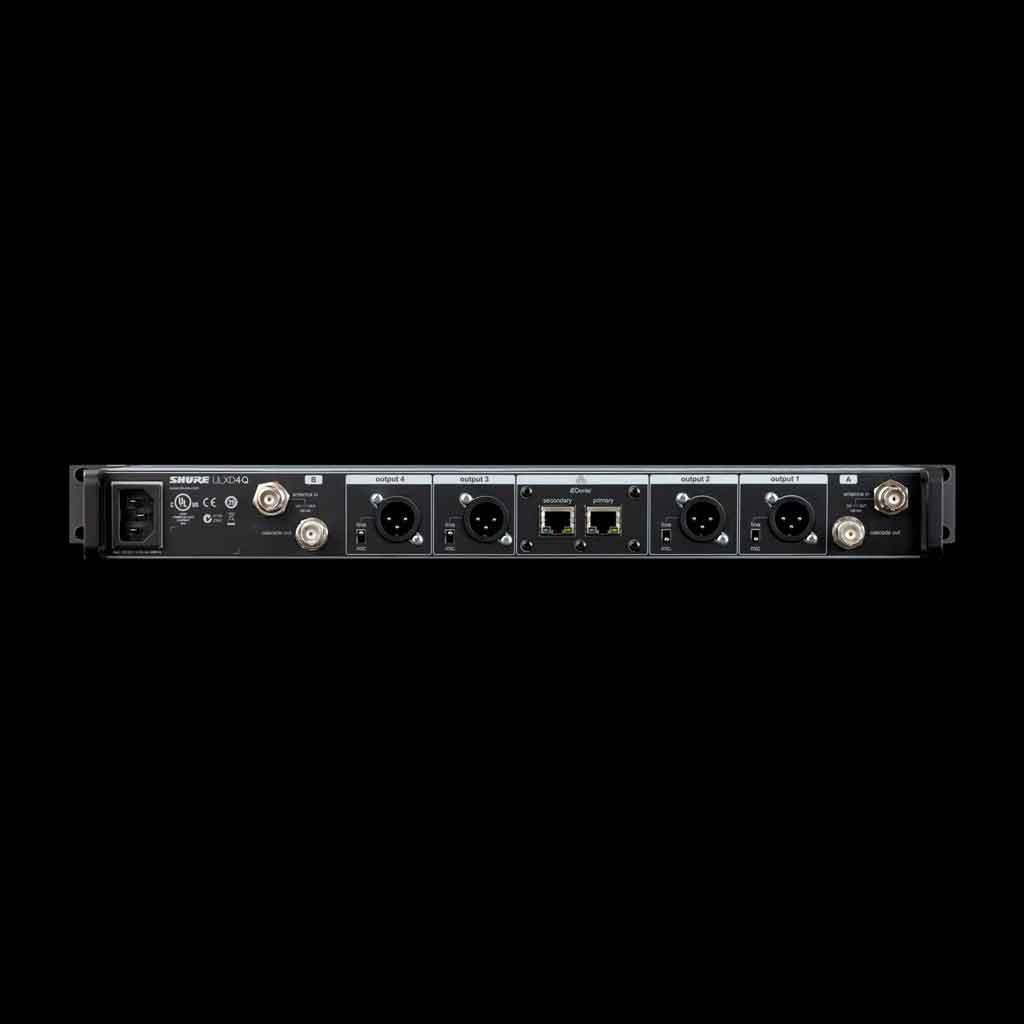 Thiết bị thu phát Shure ULXD4Q - V50 Band | Chính hãng - Trả góp 0%